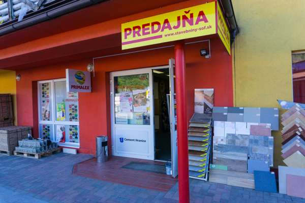 SOF Stavebniny - predajňa stavebného materiálu